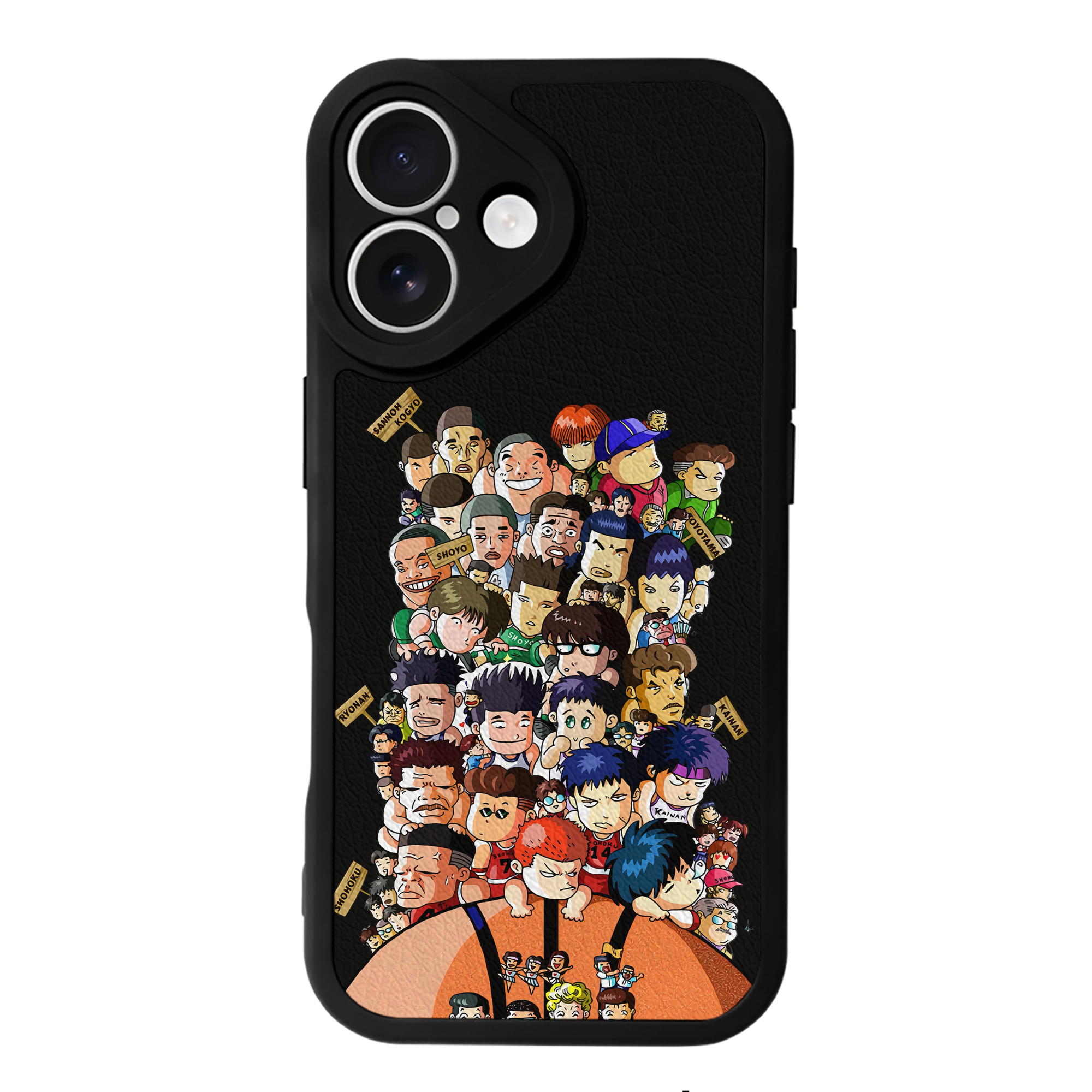 （画像用） SLAM DUNK／スラムダンク 【iPhone 16シリーズ対応】シリコンスマホケース（レザー調） 材質：シリコン